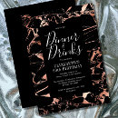 Search for marble 30th birthday invitations Rose gold