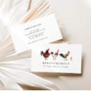 Search for chicken business cards Watercolor