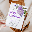 Search for purple bloom invitations Garden