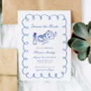 Search for tea shower invitations Hand drawn