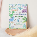 Search for baby dinosaur birthday invitations Blue