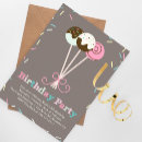 Search for cake pop invitations Sprinkles