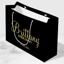 Search for black gold thank you gift bags Elegant