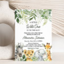 Search for modern safari baby shower invitations A little wild one