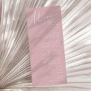 Search for pink and gold menus Bride