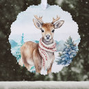 Search for deer doe christmas tree decorations Cute