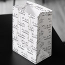 Search for mr and mrs gift bags Black and white