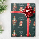 Search for dark christmas wrapping paper Nutcracker