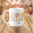 Search for orange leaf mugs Fall colours