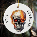Search for skull christmas tree decorations Flower