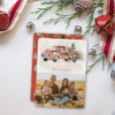 Search for red truck christmas cards Vintage