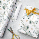 Search for branches wrapping paper Winter greenery