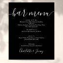 Search for menu wedding posters Black and white