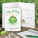 Search for toad birthday cards Amphibian