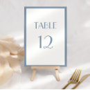 Search for dusty blue table cards Classic