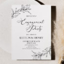 Search for leaf engagement party invitations Couple