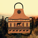 Search for black bear aprons Rustic