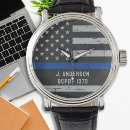 Search for thin blue line watches Cop