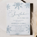 Search for grey and white baby shower invitations Winter wonderland