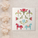 Search for scandinavian pattern tiles Red