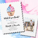 Search for cupcake gender reveal invitations He or she