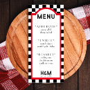 Search for diner menus Retro