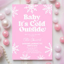 Search for snow baby girl shower invitations Cute