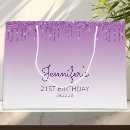Search for glitter gift bags Purple