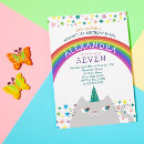 Search for caticorn birthday invitations Girl