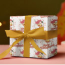 Search for pink santa wrapping paper Retro