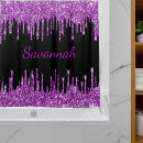 Search for purple and black shower curtains For her