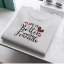 Search for life is better with friends tshirts Typography