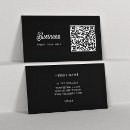Search for black barcode business cards Social media