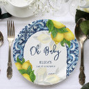 Search for amalfi plates Blue and yellow