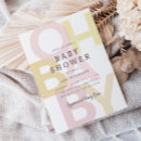 Search for pink and orange baby shower invitations Mother to be