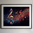 Search for abstract musical art posters Artistic