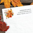 Search for fall bridal shower return address labels Watercolor