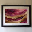 Search for burgundy abstract art Gold