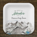 Search for mountain paper plates Forest baby shower