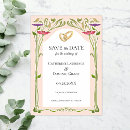 Search for art nouveau save the dates Flowers