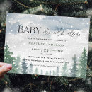 Search for december baby shower invitations Pine trees