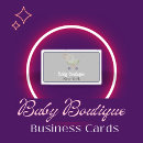 Search for baby boutique business cards Watercolor