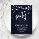 Search for country 60th birthday invitations String lights
