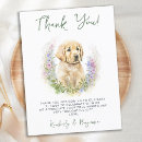Search for golden retriever thank you cards Animals