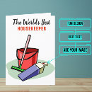 Search for housekeeping cards Housekeeper