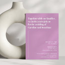 Search for purple wedding invitations Bold