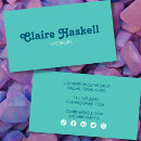 Search for cool blue business cards Minimalist