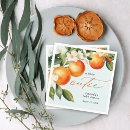 Search for little cutie napkins Orange