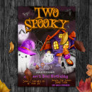 Search for two spooky birthday invitations Haunted house