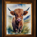 Search for cow painting posters Watercolor